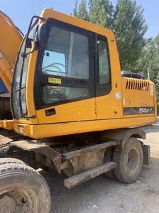 Excavadora de ruedas original de Corea del Sur Hyundai de 15 toneladas 150W-7, excavadora hidráulica de ruedas de segunda mano - Product Image 4