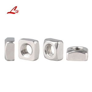 Din557 thép không gỉ <span class=keywords><strong>SS</strong></span> <span class=keywords><strong>304</strong></span> 316 A2-70 A4-80 đồng bằng M5-M16 vuông hạt - Product Image 4