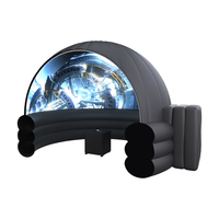 Dôme de projection gonflable blanc Seeball de 5 m de diamètre, planétarium mobile avec design portable 3D à vision directe
