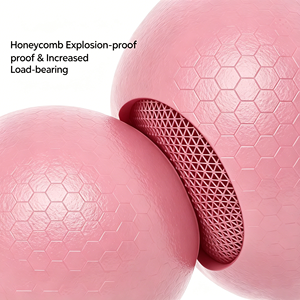 Pelota de Yoga Personalizada de 300g y 20cm, Antideslizante, de PVC Ligero y Suave para Principiantes, Fortalecimiento del Core y Ejercicios de Yoga - Product Image 3