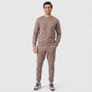 Conjunto de Sudadera con Capucha y Pantalones Jogger de Forro Polar para Hombre, Lavado Ácido, con Bolsillos Laterales, Venta al por Mayor, OEM, ODM, Logotipo Personalizado, MOQ Bajo - Product Image 1
