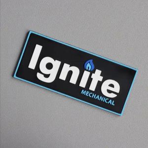 Custom Durable 3D Soft Rubber Waterproof Logo <b>Patches</b> Heat Press <b>Sew</b>-<b>On</b> Options for Clothing Hats & Gear OEM Available - Product Image 3