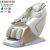 Silla de Masaje Inteligente Ajustable Snowfit Factory Original de Doble Núcleo, Simulación Corporal Completa de Lujo, Masaje Shiatsu para Pies T80S