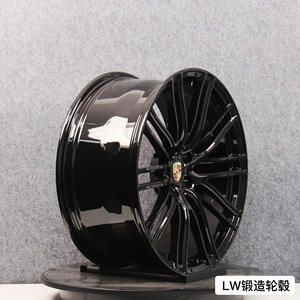 ล้ออัลลอยขอบล้ออัลลอย15ล้อโครงสร้างขึ้นรูปและพื้นผิวสีดำด้าน - Product Image 5