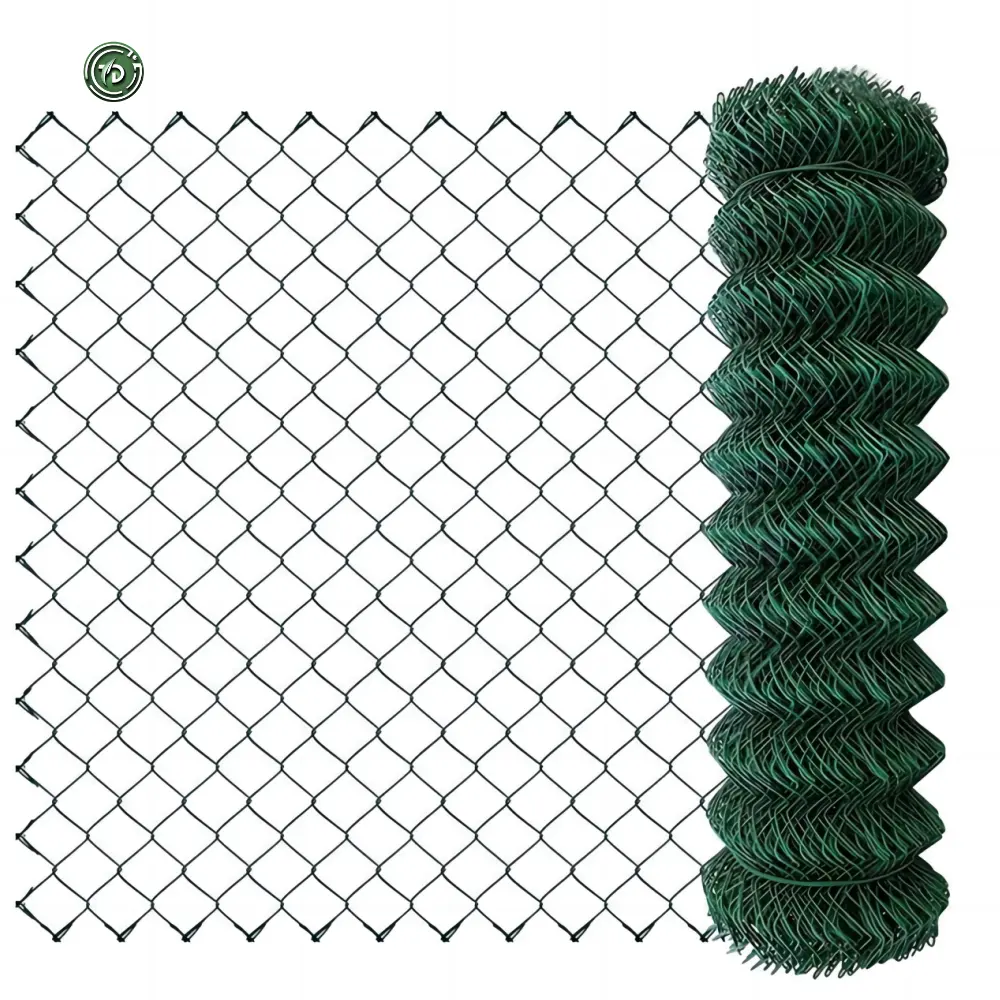 Tốt tùy chỉnh lĩnh vực bóng rổ PVC tráng vuông dây lưới Chuỗi liên kết hàng rào kim cương lưới dây ranh giới hàng rào