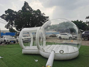 PVC Lều tuyết bong bóng lều Inflatable Mông Cổ mái vòm rõ ràng Lều Trắng bouncy Lều khổng lồ marquee - Product Image 3