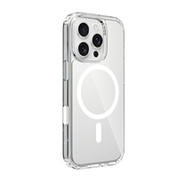 Coque de téléphone de protection personnalisable 2-en-1 en PC+TPU, anti-chute à quatre coins, avec aimants, motif animal, de haute qualité