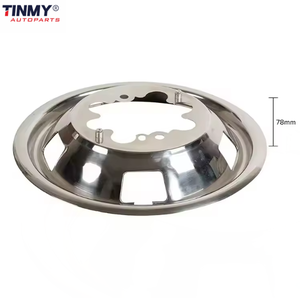 <span class=keywords><strong>Tapacubos</strong></span> cromados redondos con perno de 165mm directo de fábrica personalizado, <span class=keywords><strong>tapacubos</strong></span> de acero inoxidable pulido con espejo, simulador de rueda de <span class=keywords><strong>17</strong></span>" - Product Image 3