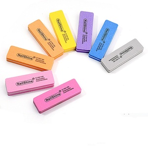 Mini Lima de Uñas Rectangular de Esponja, Doble Cara, con Color, para Pulir y Lijar, Elástica, de EVA, Herramienta de Manicura para Salón - Product Image 2