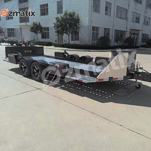 Voitures Hauler Petite Machine Livraison Ascenseur Hydraulique Porte-Voiture de Course Pliable Arrière Voiture Transport <span class=keywords><strong>Remorque</strong></span> - Product Image 3