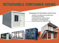 Casa Modular de Contenedores de 2 Pisos, Moderna, Prefabricada, de Lujo, con Escaleras, Balcón, Puerta de Seguridad de Acero Blanca, Piso Libre