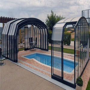 Prima 20*20 Flordia Room Salon de soleil moderne <span class=keywords><strong>Pas</strong></span> <span class=keywords><strong>cher</strong></span> Jardin d'hiver LOW E Glass Chambre d'été - Product Image 1