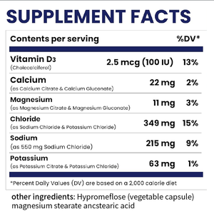 OEM Electrolyte <strong>Capsules</strong> with Vitamin D &amp; Salt for Running Endurance Sports Nutrition-100 Count 24-Month Shelf Life for All - Product Image 2