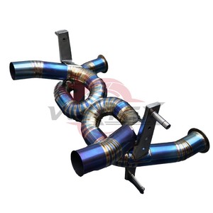 Échappement Catback Valvetronic en Titane Grade 5 Vortex pour Lamborghini Aventador SVJ F1 Sonorisation Race Finish - Product Image 3
