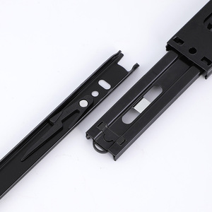 Soft Close Drawer Slides 45mm Steel & Plastic Modern Design for Kitchen and Bedroom Furniture <b>Cabinets</b> 22" - Product Image 1