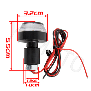 Parti della motocicletta universale LED Emark manubrio barra di segnalazione luce Manillar Indicador De Luz De Senal De Giro - Product Image 6