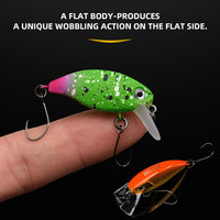 ALLBLUE – leurre flottant de type poisson nageur, appât artificiel idéal pour la pêche à la perche
