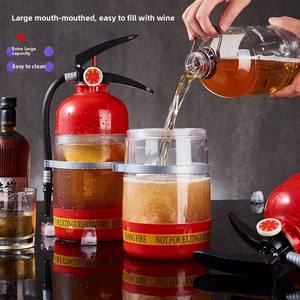 Carafe à vin domestique en forme d'extincteur à pression manuelle, outil de séparation du vin, mini distributeur d'eau, outil de bar - Product Image 4