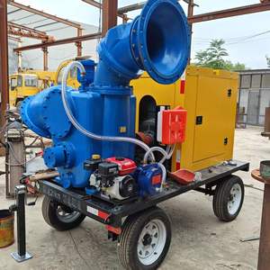 Convenient SHUANGSHENG Stainless Steel Electric Self-Priming Pump Flood Control Vehicles High Pressure 2 Inch Outlet 45HP Fully - Product Image 5