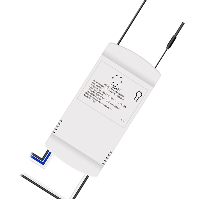 Smart Wi-Fi Ceiling Fan Light Lamp Switch Module Remote Control With RF433 Infrared Remote Controller