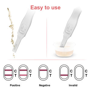 <span class=keywords><strong>Test</strong></span> <span class=keywords><strong>de</strong></span> <span class=keywords><strong>grossesse</strong></span> certifié CE Safecare avec échantillon d'urine pour usage domestique et hospitalier - Product Image 4