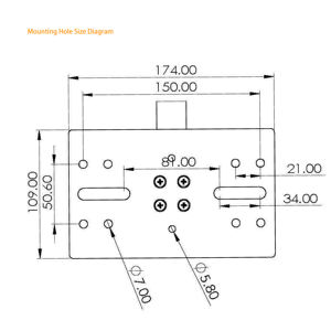 Soportes de Pared Universales para Altavoces Planos de Metal Resistentes Profesionales K-3008B-2, Capacidad de 30 kg, Ajustables - Product Image 5