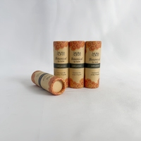 100% biodégradable personnalisé déodorant conteneur naturel Kraft carton papier Tube pousser baume à lèvres Tube prix usine emballage