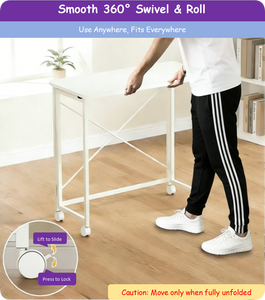 Bureau d'ordinateur pliable <span class=keywords><strong>simple</strong></span>, gain de place, <span class=keywords><strong>table</strong></span> pliable pour le bureau à domicile - Product Image 2