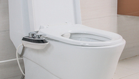 Nouveau Bidet WC Moderne 2022 Sans Électrique en ABS à Double Buse pour Eau Chaude et Froide, Sans Siège de Toilette