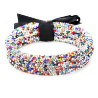 Diamant Armband Armbänder 3 Stück Set Armreif Schlüssel bund Mode Silikon Strass Armband Armbänder Schlüssel ring