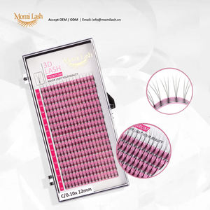 ขนตาปลอมแบบพัด 3 มิติ ทำมือ พร้อม CC สำหรับเพิ่มวอลลุ่มอย่างมีเสน่ห์ - ทำให้การต่อขนตาเป็นเรื่องง่าย - Product Image 1