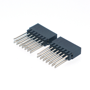 Connectivité fiable 2.54mm Double rangée 2-40pins en-tête femelle verticale pour faisceau de câblage électronique PCB - Product Image 4