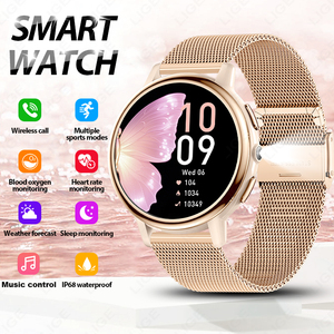Montre connectée LIGE BWAK88 (2 bracelets) avec lampe torche pour femmes, répondre aux appels, tracker <span class=keywords><strong>de</strong></span> fitness, fréquence cardiaque, montre connectée pour femmes Android IOS - Product Image 1