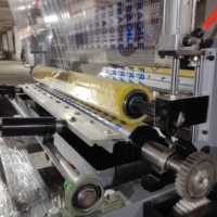 Machine de fabrication de rouleaux géants de ruban adhésif OPP, machine de fabrication de ruban adhésif transparent pour emballage, machine de revêtement de colle PSA à base d'eau