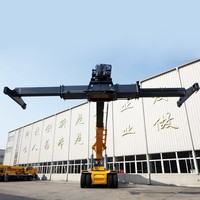 Chariot élévateur à conteneurs de 45 tonnes XCS45 avec préfiltre à air du moteur, chariot élévateur de grande taille
