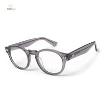 Nuevo Producto: Monturas de Gafas Redondas con Aro Metálico, Diseño Clásico Minimalista para Hombre y Mujer, Gafas Ópticas de Moda