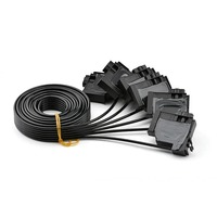 Tube d'encre 1,5 m 6 couleurs 6 lignes avec amortisseur d'encre pour Epson L6190 L355 L210 L365 L110 L211 L800 L801 L810 L850 L301 L303 L350 L1300