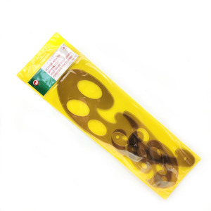 Juego de reglas rectas Surwin de 3 piezas para costura y dibujo, juego de reglas curvas francesas de plástico - Product Image 3
