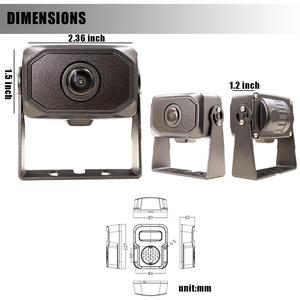 Nhiệm vụ nặng nề xe Ai cho người đi bộ phát hiện 1080P AHD phía trước phía sau BSD máy ảnh với AHD hoặc CVBS Analog video đầu ra chuyển đổi - Product Image 4