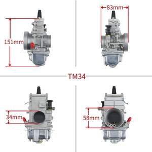 <span class=keywords><strong>Carburador</strong></span> de Motocicleta <span class=keywords><strong>Mikuni</strong></span> TM34 TM34-2 Flachschieber Vergaser para Kawasaki KX125 KX150, Honda CR250 XR250, Yamaha, Suzuki, KTM - Product Image 6