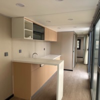 Villa modulaire en conteneur maritime modifié de 20 pieds/40 pieds, cabine mobile Apple, maison préfabriquée, bureau, hôtel, atelier moderne en acier de luxe