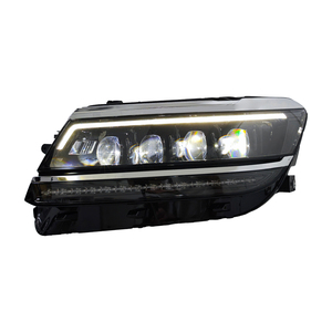 Faro per <span class=keywords><strong>Volkswagen</strong></span> <span class=keywords><strong>VW</strong></span> <span class=keywords><strong>Tiguan</strong></span> L 2017-2021 AD1 BT1, Gruppo Fari LED Auto, Aggiornamento con 4 Lenti Bifocali in Cristallo, Lampada Anteriore - Product Image 1