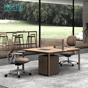 Modular Manager Office <b>Work</b> Station <b>Desk</b> with Panel Design 2/4/6 Person Commercial Office <b>Desk</b> - Product Image 1