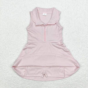 Vestido de yoga para niñas pequeñas, ropa deportiva de una pieza, vestido de yoga de verano - Product Image 5