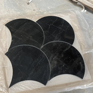 Mosaico de Mármol Natural Crema <span class=keywords><strong>Bello</strong></span>, Mosaico de Piedra Caliza Blanca para Baño, Cocina, Paredes y Pisos - Product Image 4