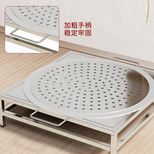 Brasero de carbón de acero inoxidable, portátil, desmontable, para interior y exterior, estufa para calentar y preparar té, con forma de arco, independiente - Product Image 3