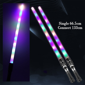 Lightsaber Toy 2-in-1 Light-up Sword Child Toy Lightsaber Dueling Cosplay Colorful Led Flashing <strong>Laser</strong> - Product Image 3