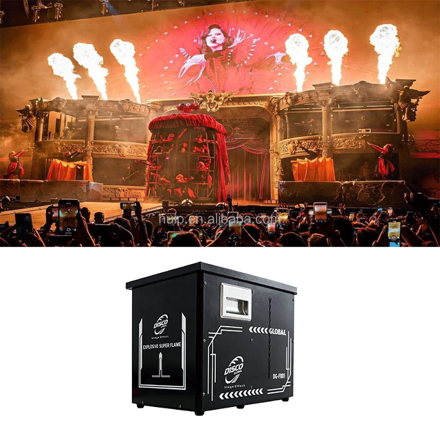Outdoor Super Flame Thrower  Machine DMX Stage Fire Projector for Concert Nightclub Party Wedding Show High Quality