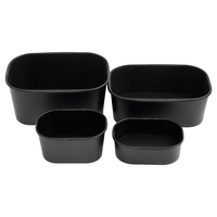 Bol en papier kraft jetable écologique avec couvercle transparent, impression personnalisée, anti-fuite, recyclable, idéal pour restaurants, traiteurs et salades – Direct Usine