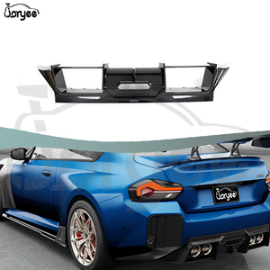 Difusor de parachoques trasero de fibra de carbono, Kit de carrocería de alerón de escape para BMW 2 Series G87 M2 220I Coupe <span class=keywords><strong>2023</strong></span> 2024, accesorio de afinación - Product Image 2